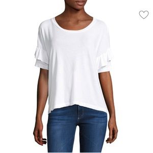 Current Elliot ruffle tee
